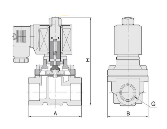 Клапан электромагнитный PN10 ArmaControl 2W160 - 2